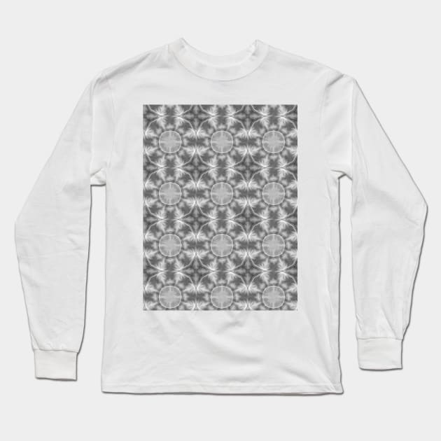 Elegant, modern pattern, silver stars, cross and block for any occasion Long Sleeve T-Shirt by Hujer